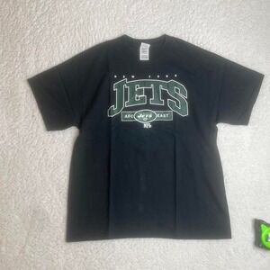 Vintage New York‎ jets men's green tshirt nfl USA made L